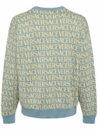 VERSACE - Monogram Cotton Sweater