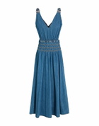 Maje Womens Midi dress in Blue