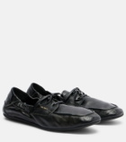 Prada Shuffle leather boat shoes