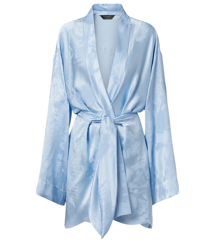 Photo: Balenciaga Silk wrap dress