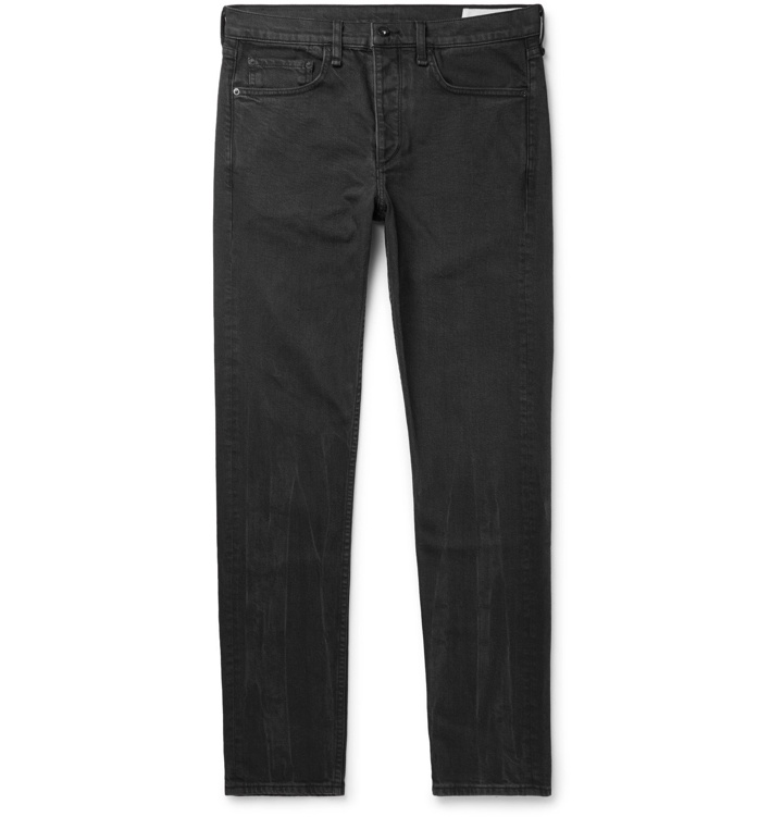 Photo: rag & bone - Fit 2 Slim-Fit Washed Stretch-Denim Jeans - Black