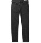 rag & bone - Fit 2 Slim-Fit Washed Stretch-Denim Jeans - Black