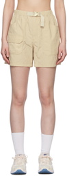 Outdoor Voices Beige RecNylon Shorts