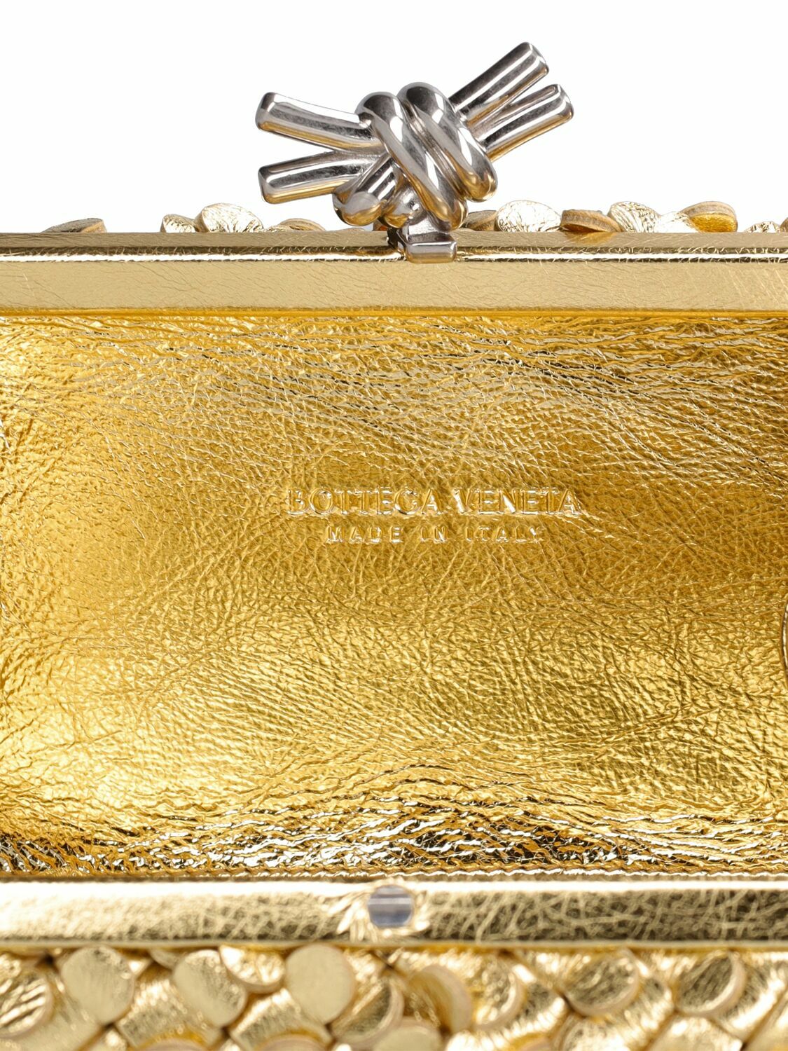 BOTTEGA VENETA - Knot Leather Clutch