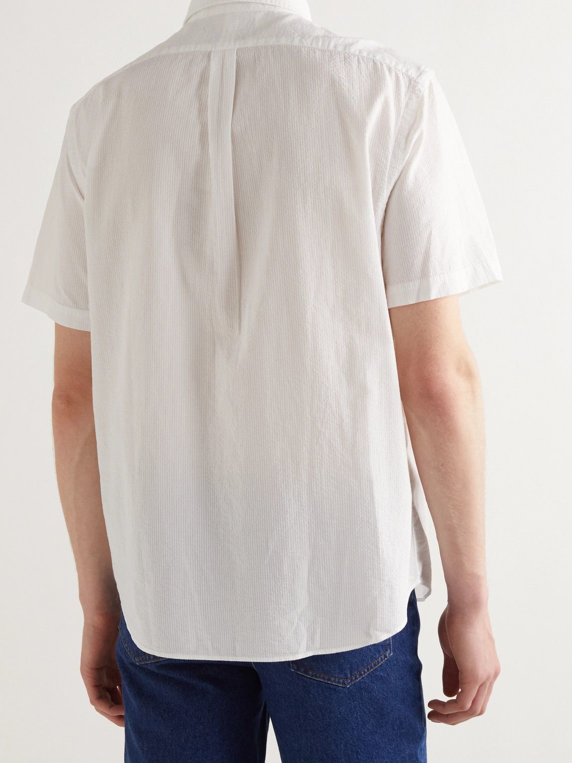 Polo Ralph Lauren Cotton-Seersucker Short Sleeve Shirt