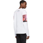 Calvin Klein Jeans Est. 1978 White Environmental Communications Graphic Long Sleeve T-Shirt
