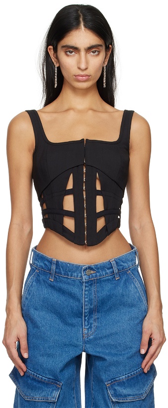 Photo: Dion Lee Black Cage Tank Top