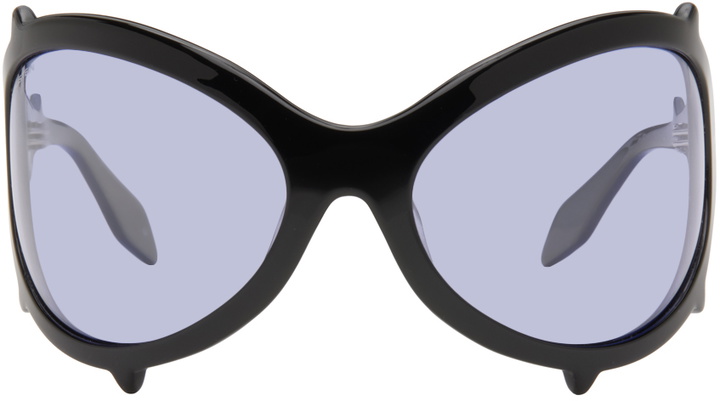 Photo: MAUSTEIN SSENSE Exclusive Black Bug Spike Sunglasses