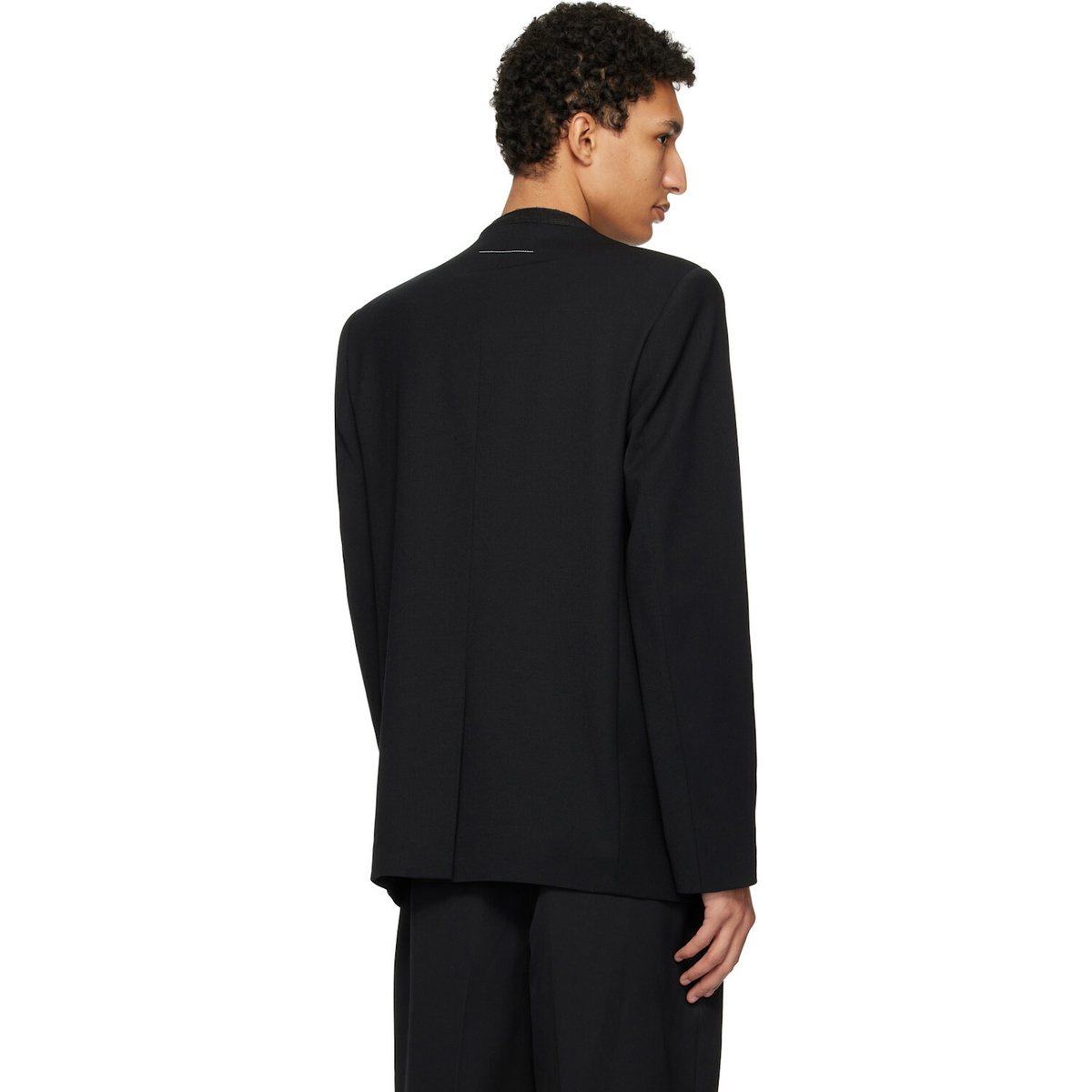 MM6 Maison Margiela Black Wool Blazer