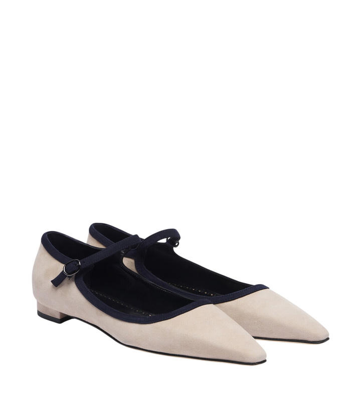 Photo: Manolo Blahnik Perdiccamod suede ballet flats