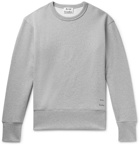 Acne Studios - Fayze Logo-Print Mélange Loopback Cotton-Jersey Sweatshirt - Men - Gray