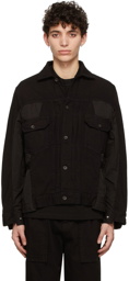 sacai Black Cotton Jacket