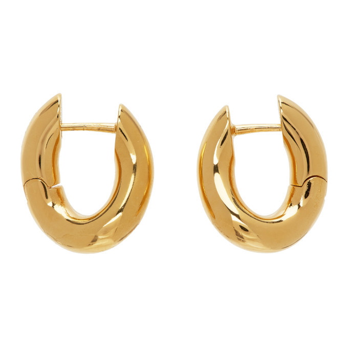 Photo: Balenciaga Gold Loop Earrings