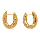 Balenciaga Gold Loop Earrings