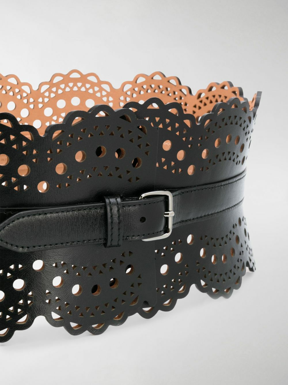 ALAÏA - Leather Bustier Belt ALAÏA