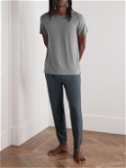 Derek Rose - Marlowe Tapered Stretch-Modal Jersey Drawstring Trousers - Gray