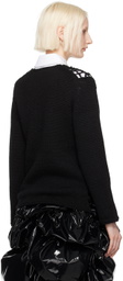 Comme des Garçons Black Paneled Sweater