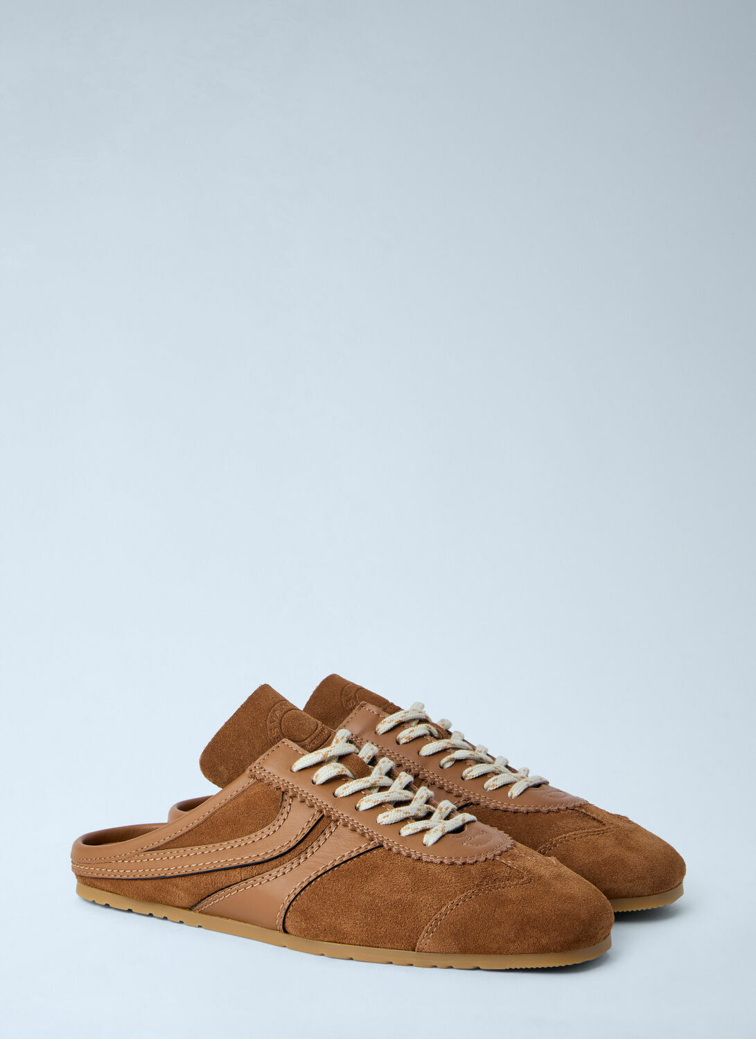 Dries Van Noten Leather Suede Slip-On Sneakers