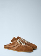 Dries Van Noten Leather Suede Slip-On Sneakers