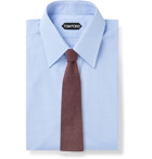 TOM FORD - Slim-Fit Sea Island Cotton Shirt - Blue