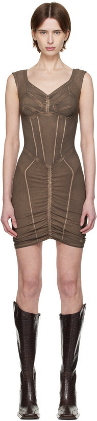 Photo: KNWLS Brown Ghost Minidress