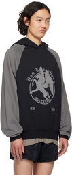 Han Kjobenhavn Black 'Successor' Printed Hoodie