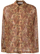 SÉFR - Jagou Paisley Print Wool Shirt