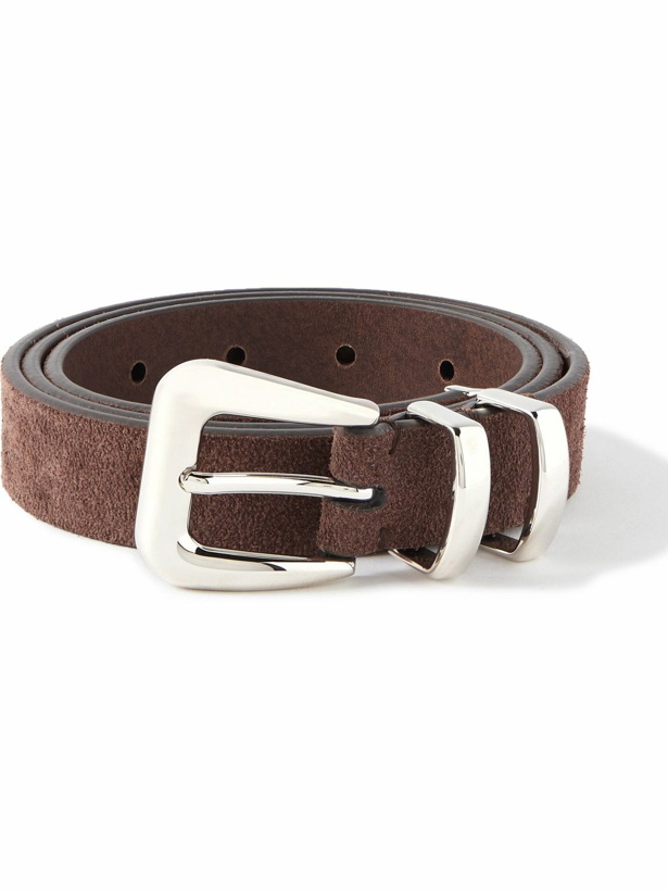 Photo: Brunello Cucinelli - Suede belt - Brown