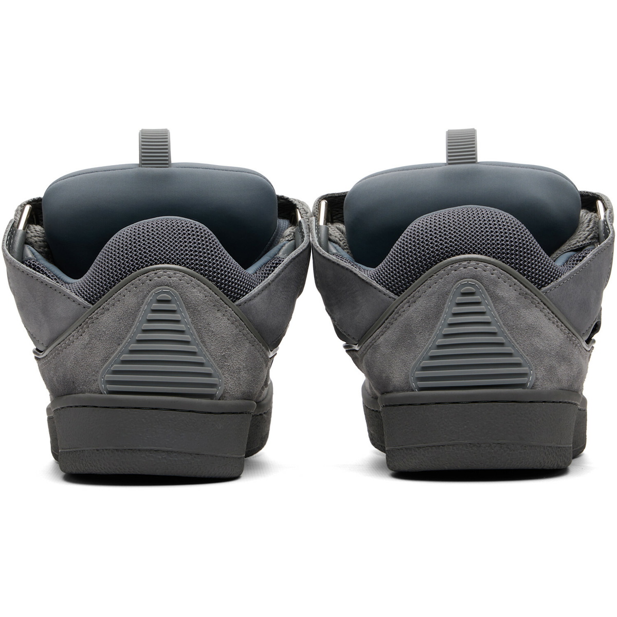 Lanvin Gray Monocolor Curb Sneakers