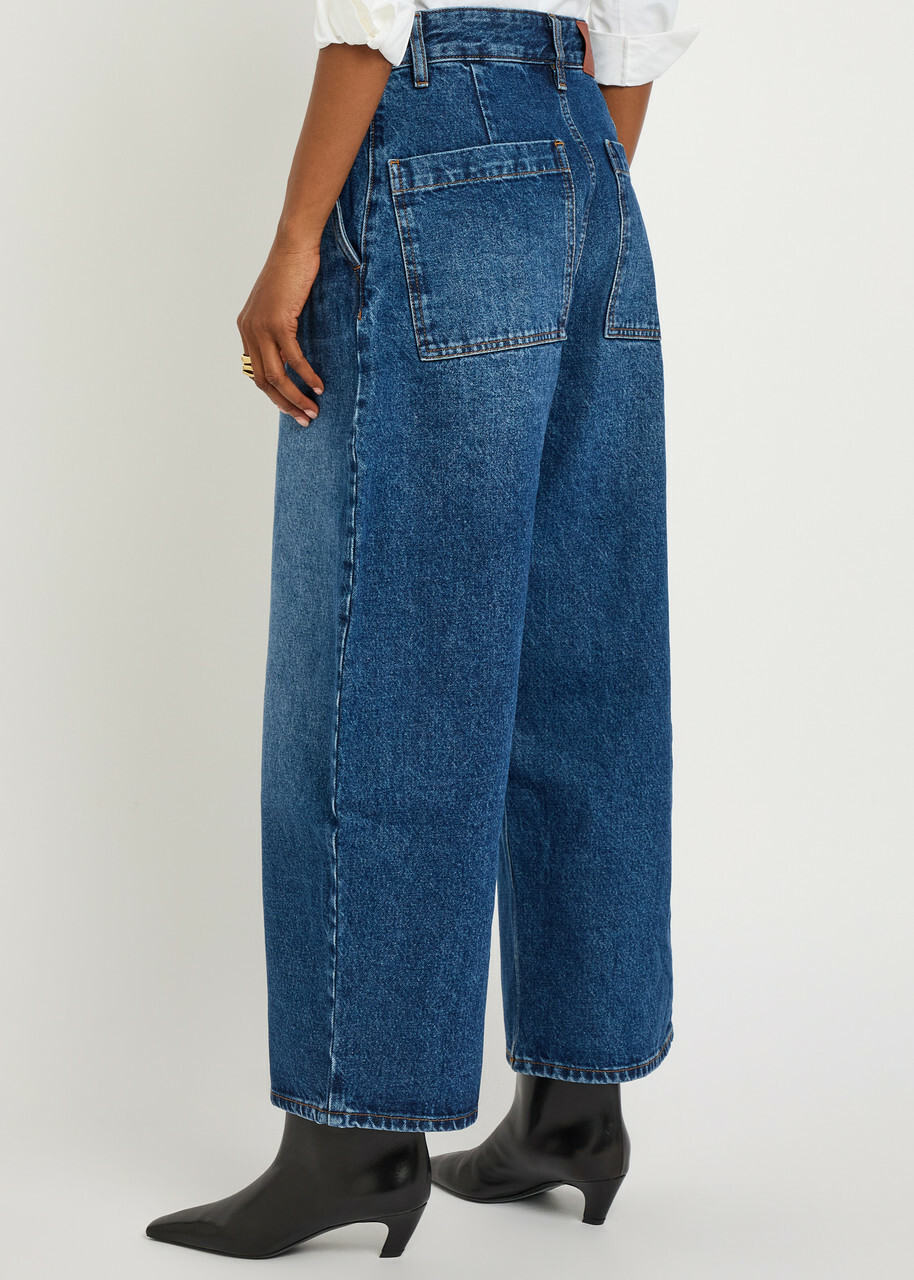 Studio Nicholson Chalco Barrel-leg Jeans Denim