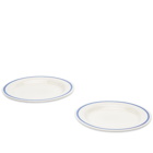 HAY Sobremesa Plate - Set of 2 in Blue 