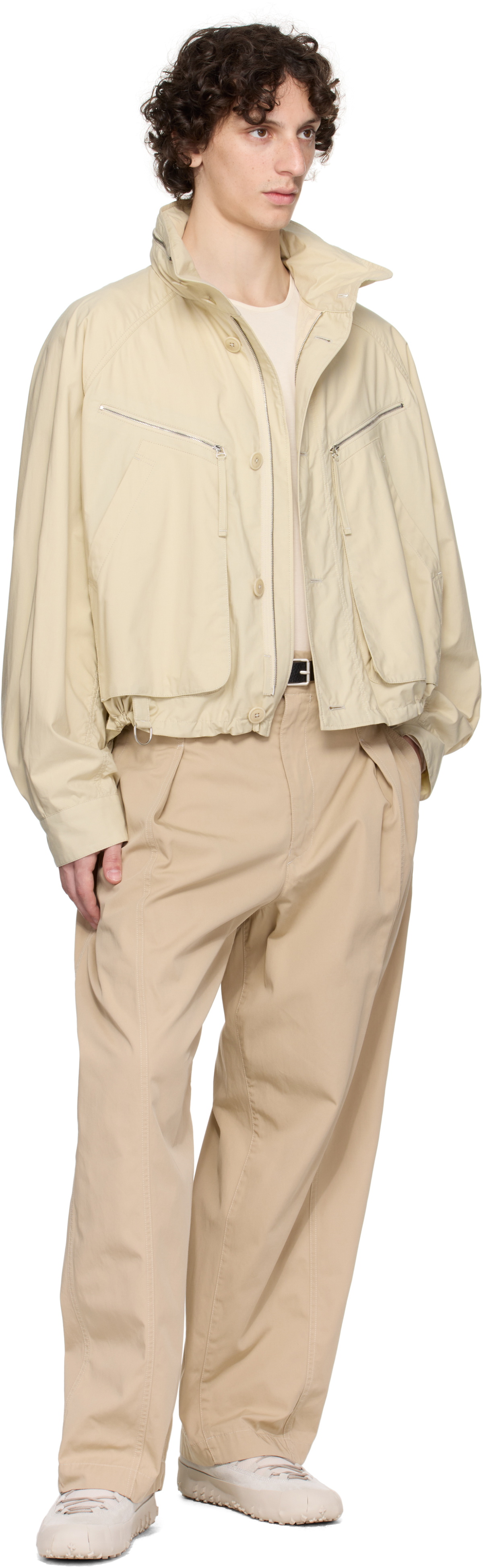 LEMAIRE Beige Parachute Jacket Lemaire