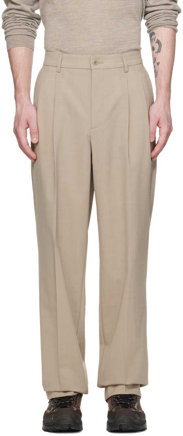 Photo: NORSE PROJECTS Beige Benn Trousers
