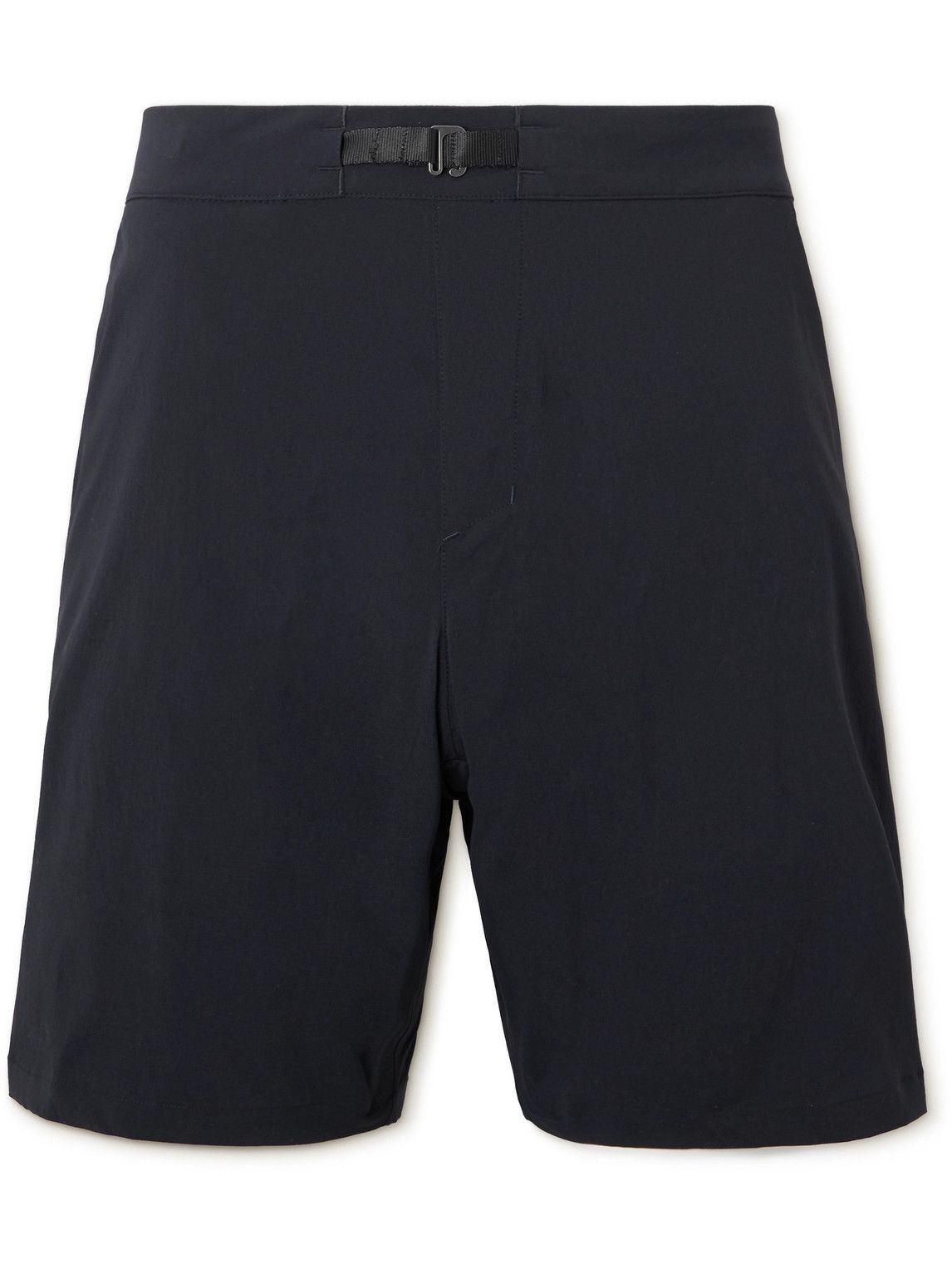 Houdini - M's Wadi Straight-Leg Belted Stretch-Jersey Shorts