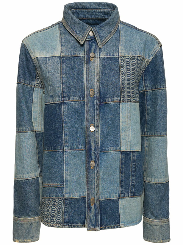 Photo: MARC JACOBS Patchwork Denim Shirt