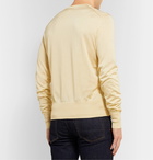 TOM FORD - Slim-Fit Silk Sweater - Yellow