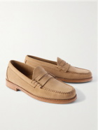 G.H. Bass & Co. - Weejun Nubuck Penny Loafers - Neutrals