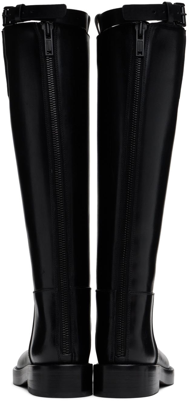 Ann Demeulemeester Black Stan Riding Tall Boots