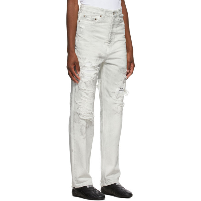 Balenciaga hotsell white jeans