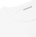 nonnative - Stamp Printed Cotton-Jersey T-Shirt - White