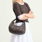 ST. Agni Women's Woven Large Bon Bon Bag in Coffee 