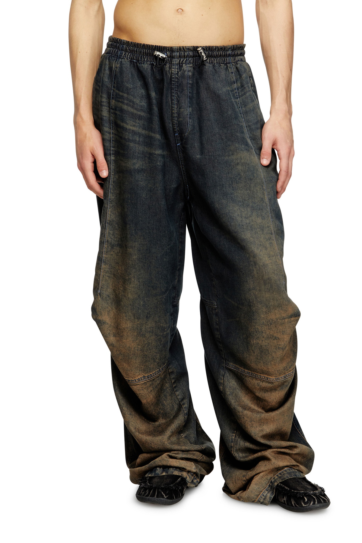 Diesel Black P-Malvio Cargo Pants Diesel