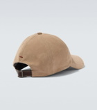 Brunello Cucinelli Logo suede baseball cap