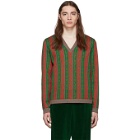 Gucci Red Wool Horsebit Sweater