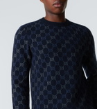 Gucci GG wool and cashmere-blend jacquard sweater