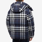 Burberry Men's Larrick Check Down Jacket in Navy