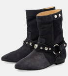 Isabel Marant Stanya studded suede ankle boots