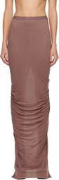 Rick Owens Lilies Purple Concordians Eva Maxi Skirt