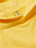EDWIN - Cotton-Jersey Hoodie - Yellow