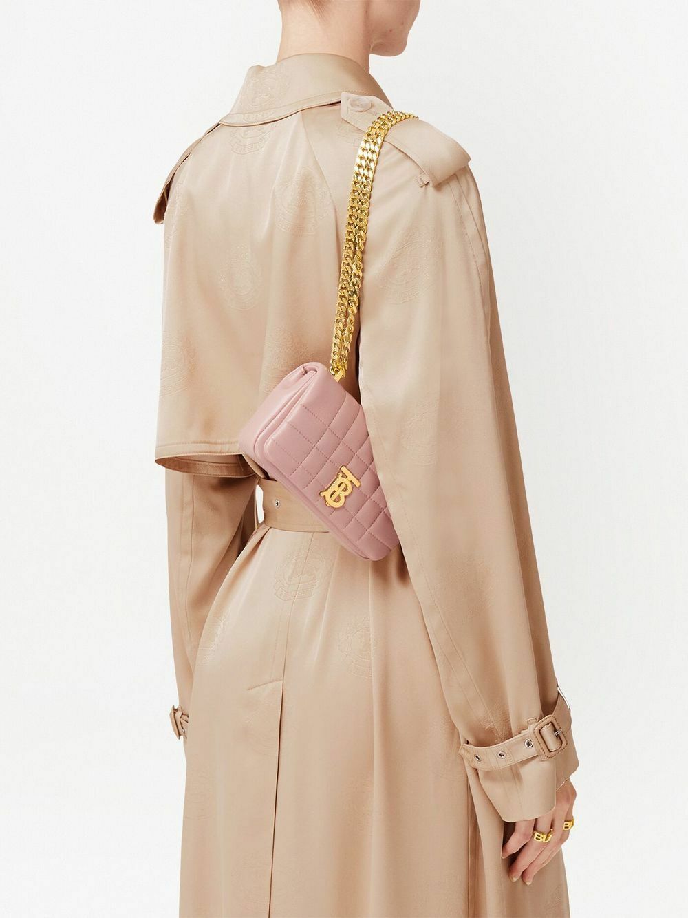 BURBERRY - Lola Mini Leather Crossbody Bag Burberry